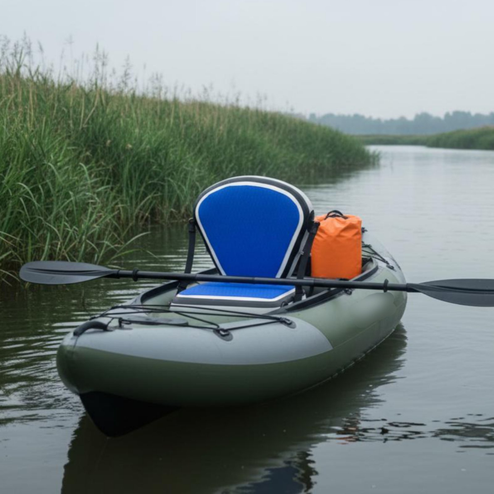Respaldo inflable para asiento - Fishing Kayak Seat reseña y precio